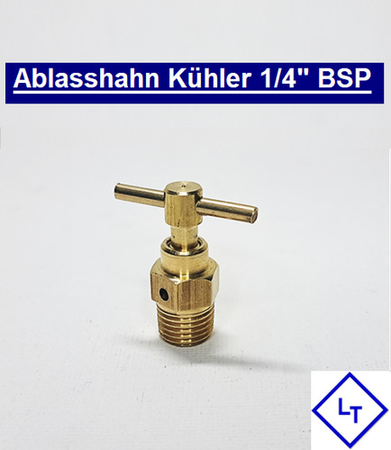 Ablasshahn kühler bsp - kühler, 1/4"
