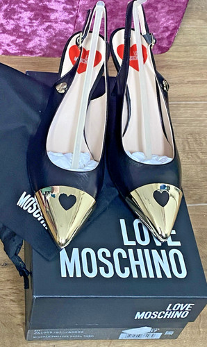 Love moschino leder gold - moschino,