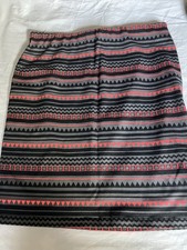 Mini Rock / Shirt-Rock - Größe: 38 - bunt gemustert - wie neu, 1x getragen