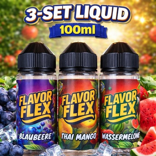 3x100ml liquid set flavor - flavor, flex