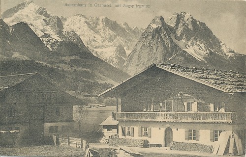 Garmisch bauernhaus glca 1925 - garmisch,