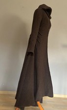 Langer Woll Strick Mantel