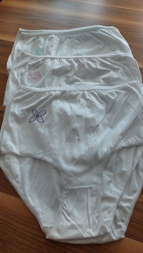 Damen weiße klassische slips - weiße,