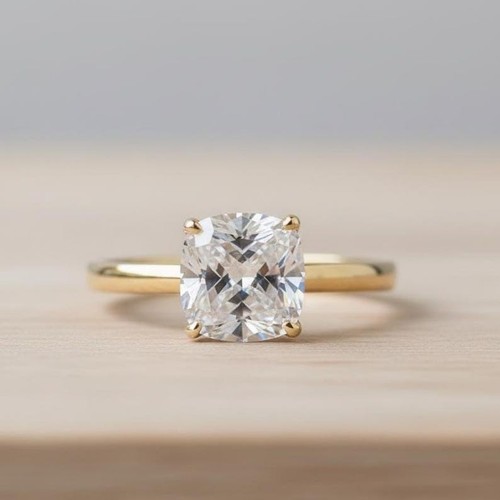 1ct moissanit verlobungsring - 1ct,