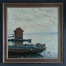 Gemälde 1917 - Zürichsee von