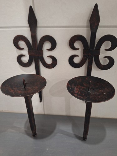 Alte wandkerzenhalter aus - alte,