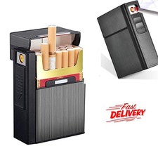 Modernes Zigarettenetui Feuerzeug 20 Stück Alu korrosionsfest Zigarettenbox