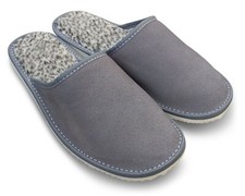 Herren LEDER Hausschuhe