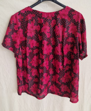 Nylon Dederon kittel Hemd Bluse Vintage Original 70er Jahre- M50/ Gr. 46-48-RAR-