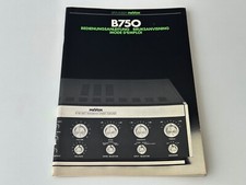 Original Revox B750 Bedienungsanleitung / Mode d’emploi / Bruksanvisining