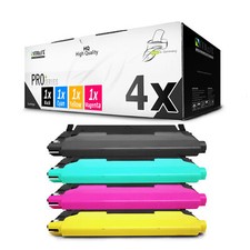 4x Toner f�r Samsung CLX