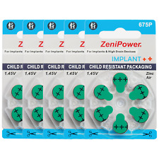 ZeniPower Größe 675P Mf Cochlear Batterien 1.4V Implantat Plus (30 Pack)