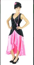 20er Jahre Kleid Pink Schwarz