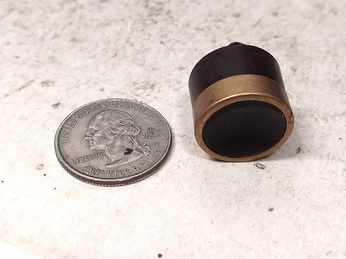 Nice gold rim brown knob - brown, /