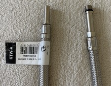 flexibler Anschlussschlauch   8 Rohr x M10  500 mm  Flexschlauch Panzerschlauch