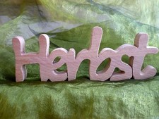 Schriftzug Herbst aus