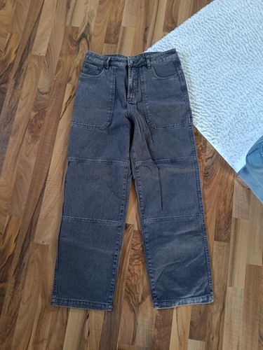 Zara baggy straight fit jeans - zara,