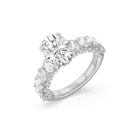Ovalschliff diamantring - ovalschliff,