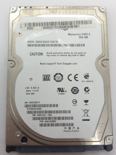 Seagate st9500325as 500gb - **st9500325as**,
