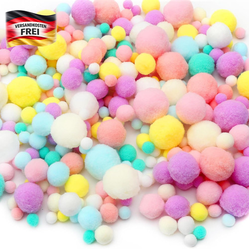 500 stück bunte filzkugeln - 500,