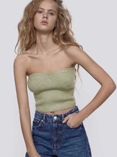Zara Bustier Corsage Wolle