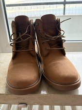 Timberland Damen Stiefel Gelb Nubukleder Schnürboots EU 38