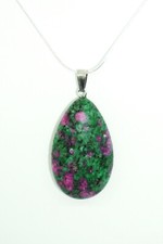 Tolle Silberkette mit Rubin