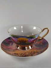 Porcelain Tea Cup and Saucer
