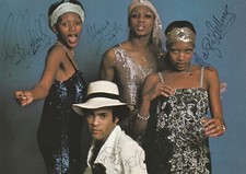 drucksigniertes Autogramm von Boney M