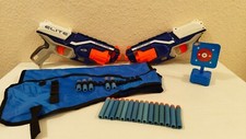2x Nerf + 20 Darts + Weste &