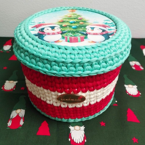Häkelkorb weihnachten - häkelkorb,,