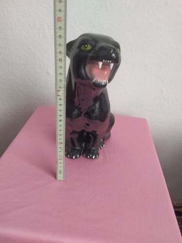Schwarzer panther keramik - panther,