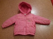 Süße Jacke rosa pink Gr 74/80 (12M-18M) warm mit Kapuze