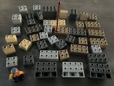 LEGO Duplo 44 x Sondersteine auch Wehrgang Elemente für die Ritterburg + Ritter