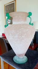 Große schwere glas vase - schwere,