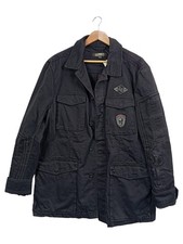 Big Buddha Seeds Herren Leichte Jacke Gr. 50/L Schwarz Streetwear Baumwolle