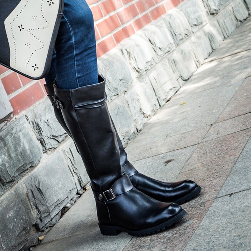 Herrenstiefel mit runder