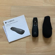 Logitech R400 Wireless Presenter, Laser, Kabellos, Präsentation, Zeiger, Schwarz