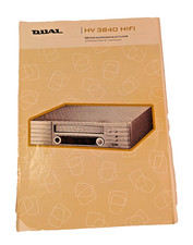 Bedienungsanleitung DUAL HV 3840 HiFi Operator´s Manual VHS Recorder