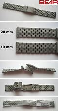 BEAR TITAN TITANIUM TITANARMBAND TITANUHRENARMBAND Auswahl 19 mm oder 20 mm