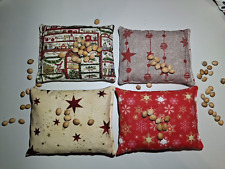 Kirschkernkissen Wärmekissen Körnerkissen Advent Geschenk Weihnachten 13x10cm