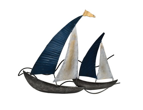 Wanddeko schiff metall - wanddeko,