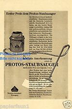 Staubsauger Protos Reklame von 1926 Siemens Schuckert Hoover Vacuum cleaner ad