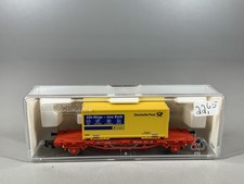 SPUR N FLEISCHMANN Containertragwagen DB Deutsche Post 8242K OVP  / 2 II 249