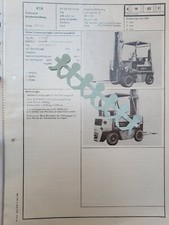 Arbeits FZ Gabelstapler DFG 3202 -N -E Leipzig KFZ-Brief KTA Vorl. f. Zulass.