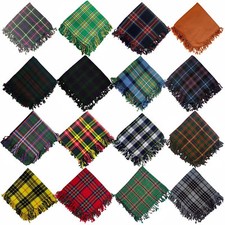 Kilt Fliegenplaid versch. Tartans 48X48 Scottish Highland Kilt Fliegenplaid Kilt Plaid