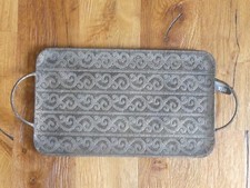 Tablett Metall Rechteckig