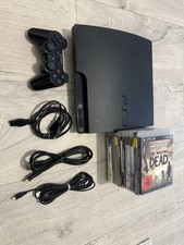 Sony PlayStation 3 PS3 Slim Cech 3004B 320 GB + Controller + 10 Spiele