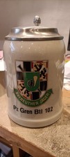 BAYREUTHER JÄGER, Pz Gren Btl 102, Bierkrug, 0,5 Liter Reservisten