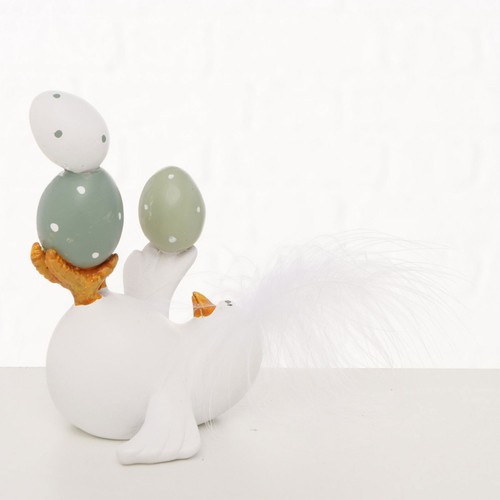 Osterdeko dekofigur vogel huby - osterdeko,